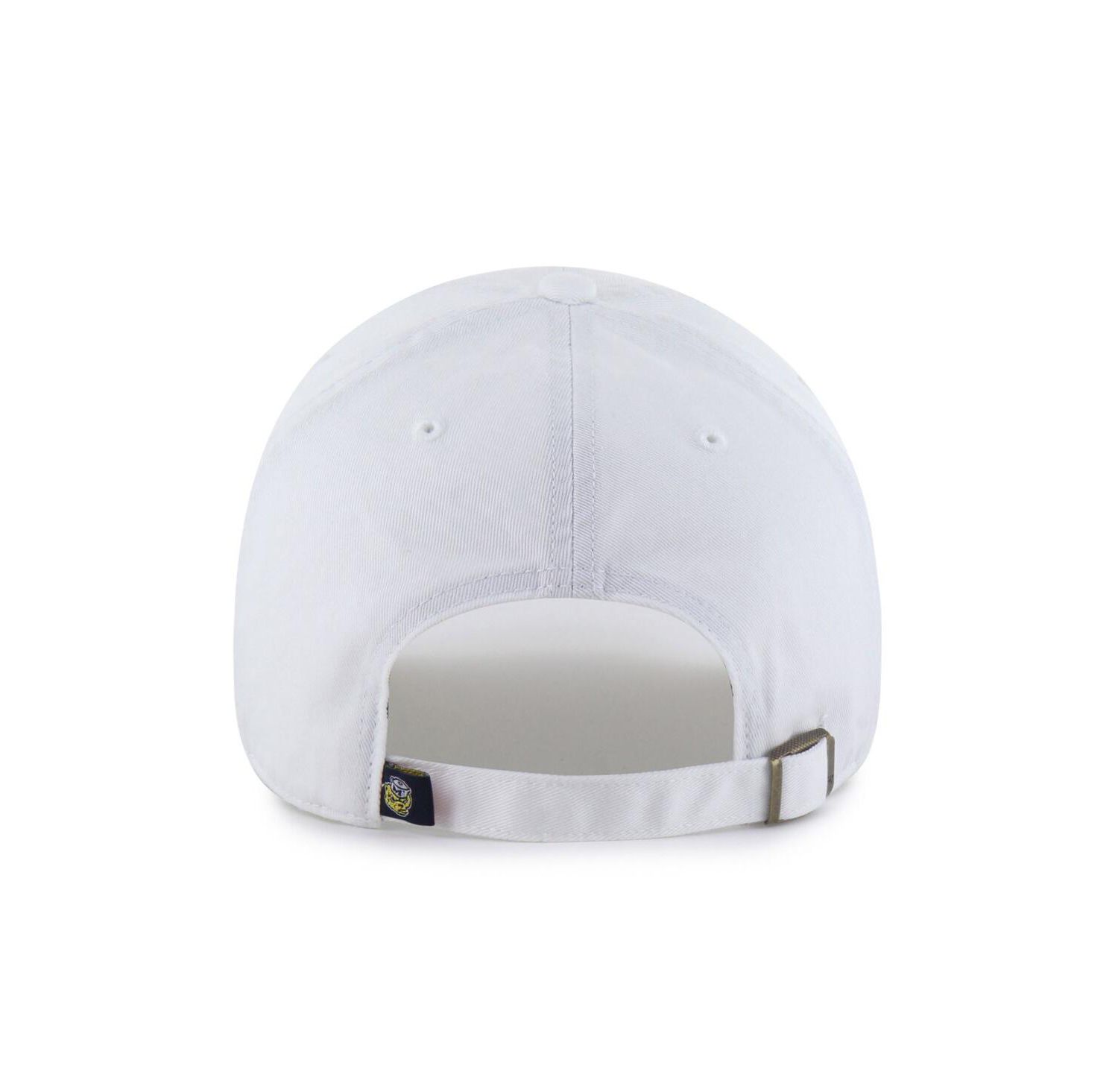 Men's White Michigan Wolverines Vault Clean Up Adjustable Hat