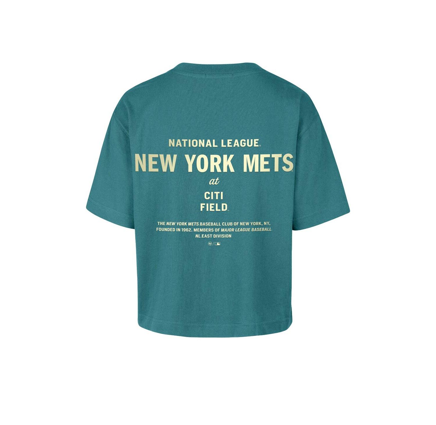 Women's Teal New York Mets Contemporary Basics Leon City T-Shirt