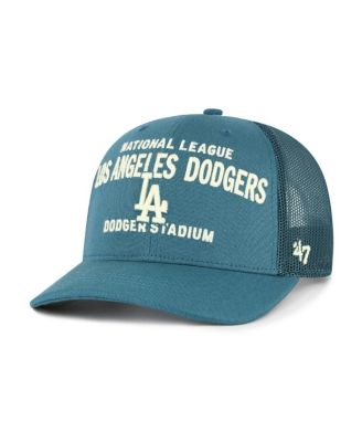 Men's Teal Los Angeles Dodgers Contemporary Hitch Adjustable Trucker Hat