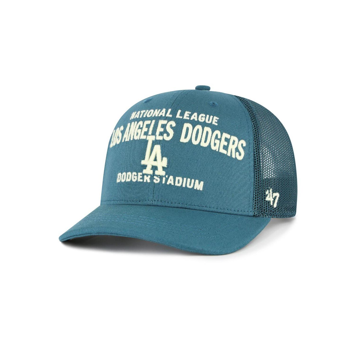 Men's Teal Los Angeles Dodgers Contemporary Hitch Adjustable Trucker Hat