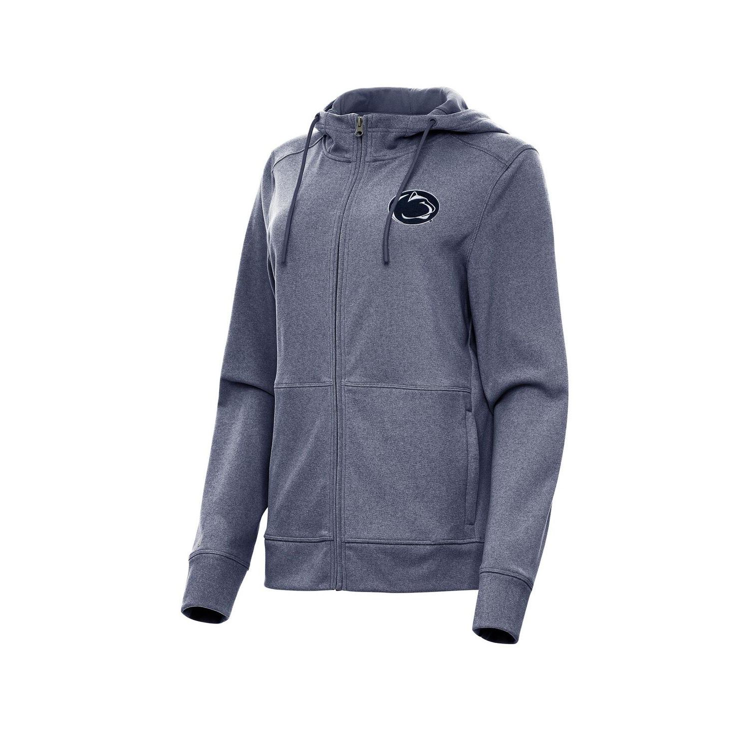 Women's Heather Navy Penn State Nittany Lions Seeker Full-Zip Hoodie