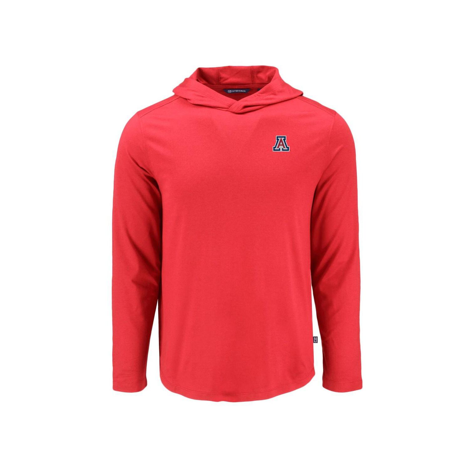 Men's Red Arizona Wildcats Coastline Epic Comfort Eco Long Sleeve Hoodie T-Shirt