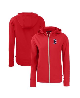 Women's Red Boston Red Sox Daybreak Eco Full-Zip Hoodie