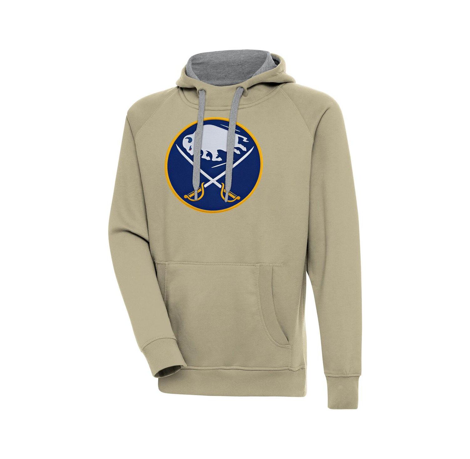 Men's Khaki Buffalo Sabres Victory Pullover Hoodie