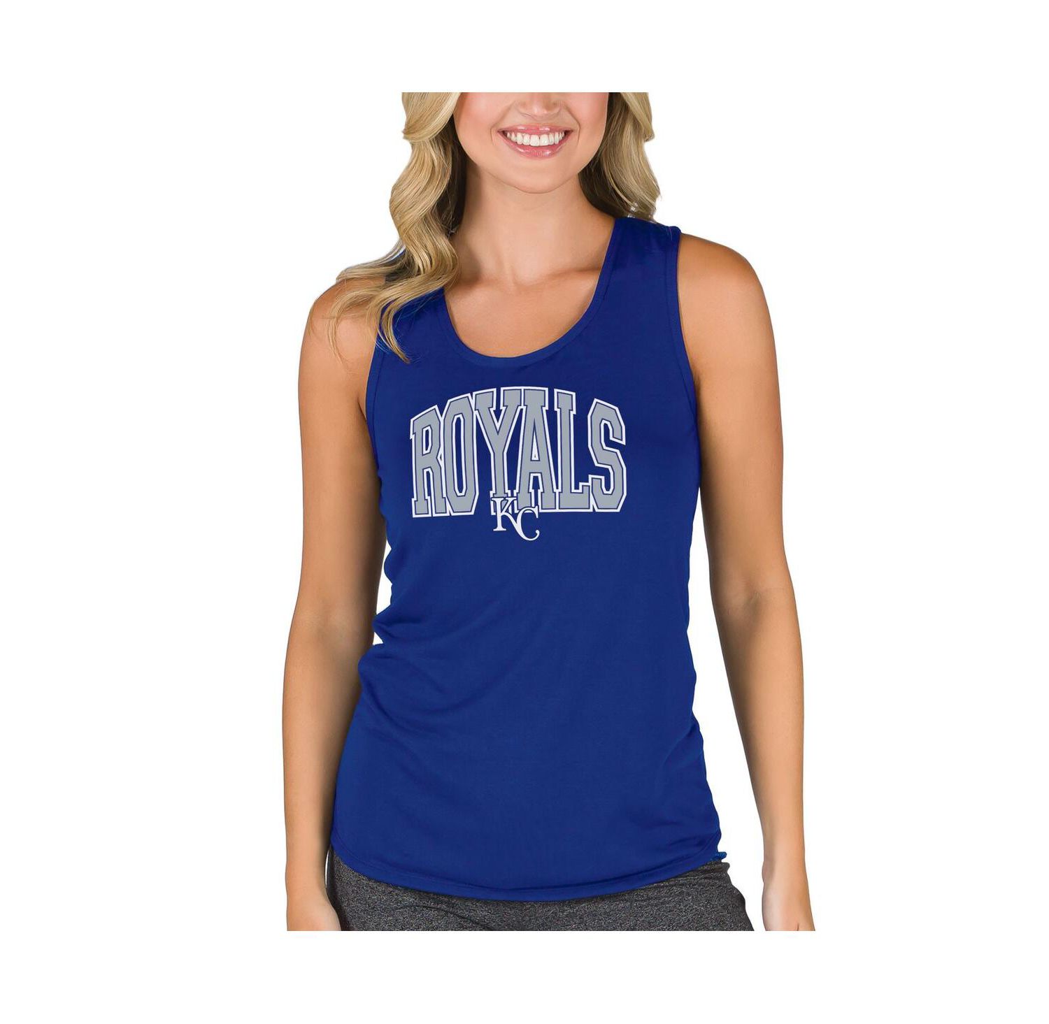 Women's Royal Kansas City Royals Marathon Racerback Tank Top