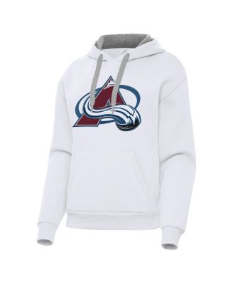 Women's White Colorado Avalanche Victory Pullover Hoodie