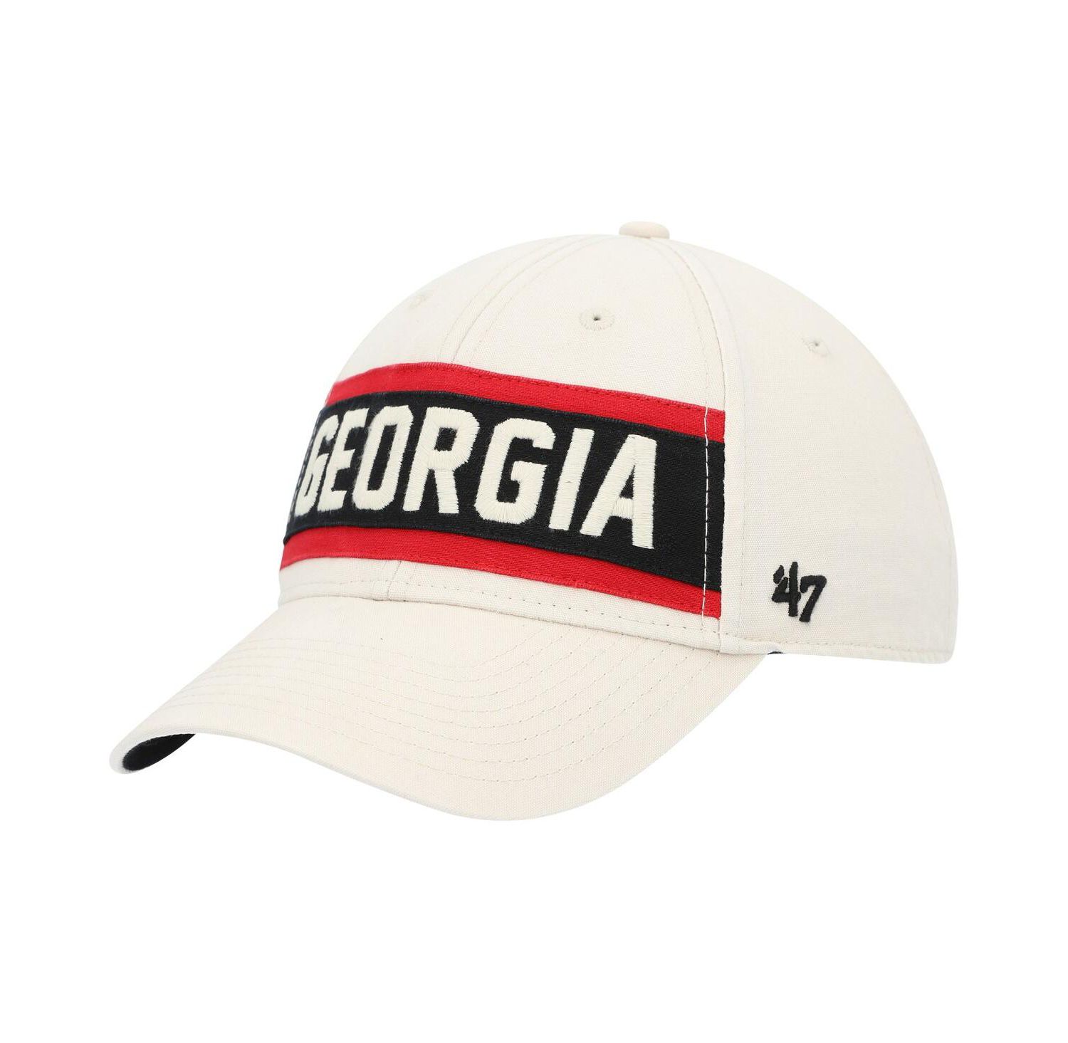 Men's Cream Georgia Bulldogs Crossroad MVP Adjustable Hat