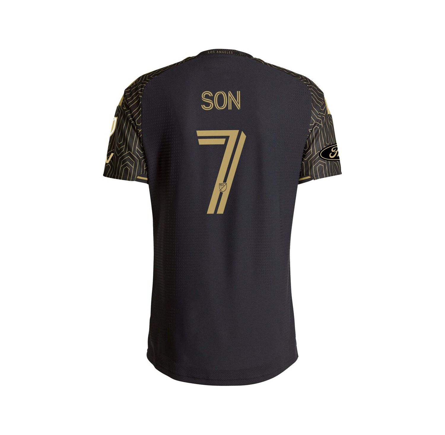 Men's Son Heung-Min Black LAFC 2026 Primary Kit On-Field Authentic Patch Jersey