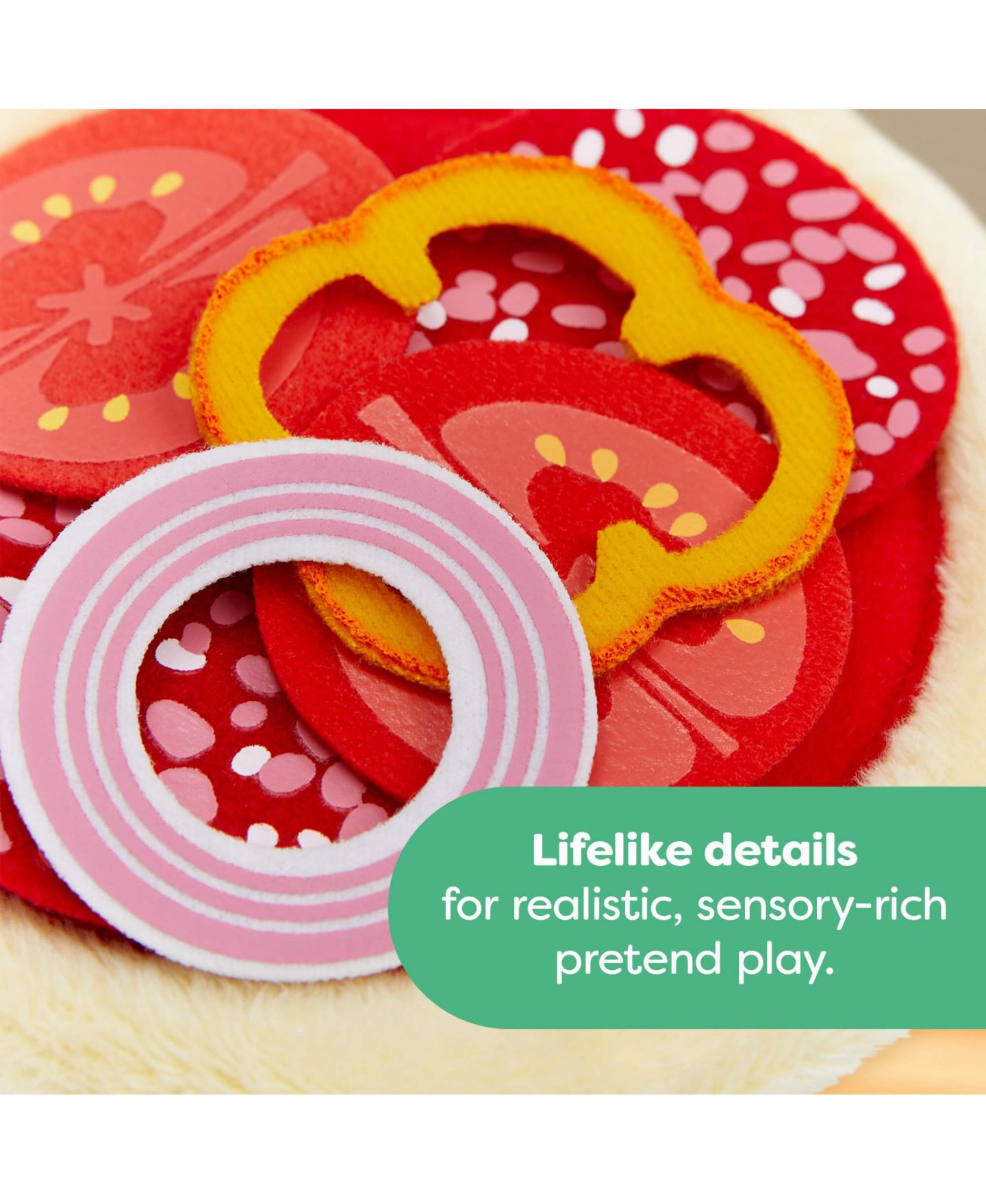 Детские игрушки Haba Creative Play Wooden Pizza Peel 27-Piece Play Food Set, Ages 3+, цвет: Красный — фото 4