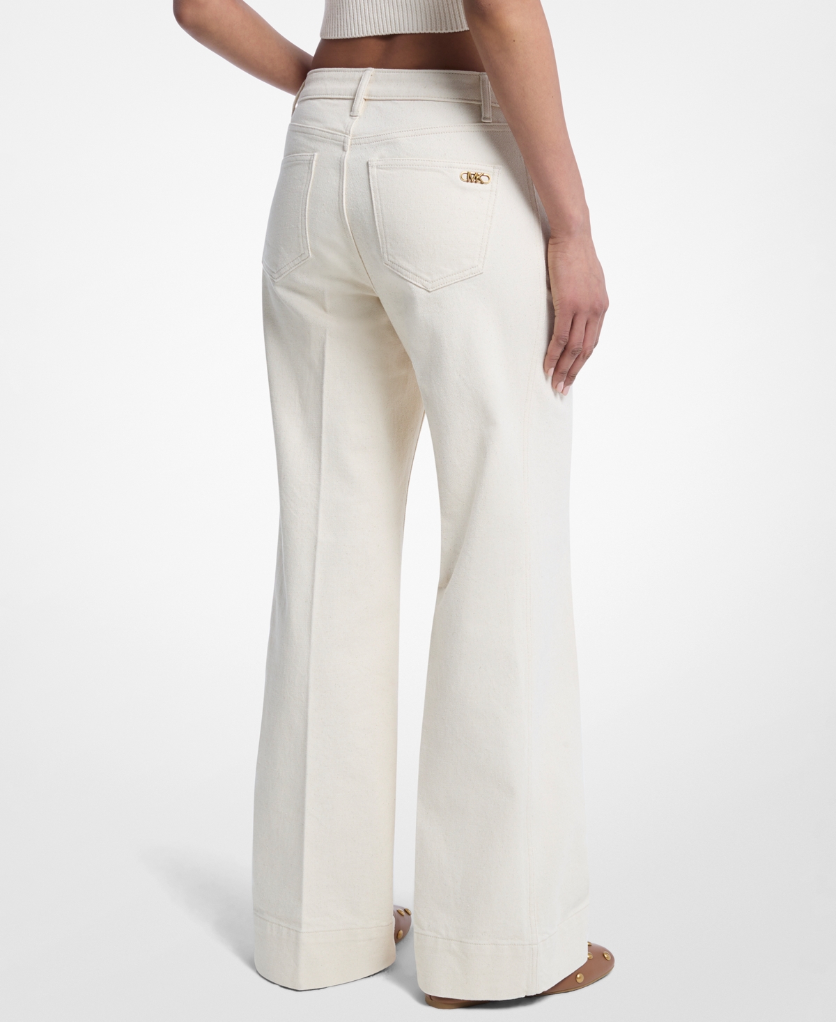 Michael Kors Women's Violette Mid-Rise Flared Jeans