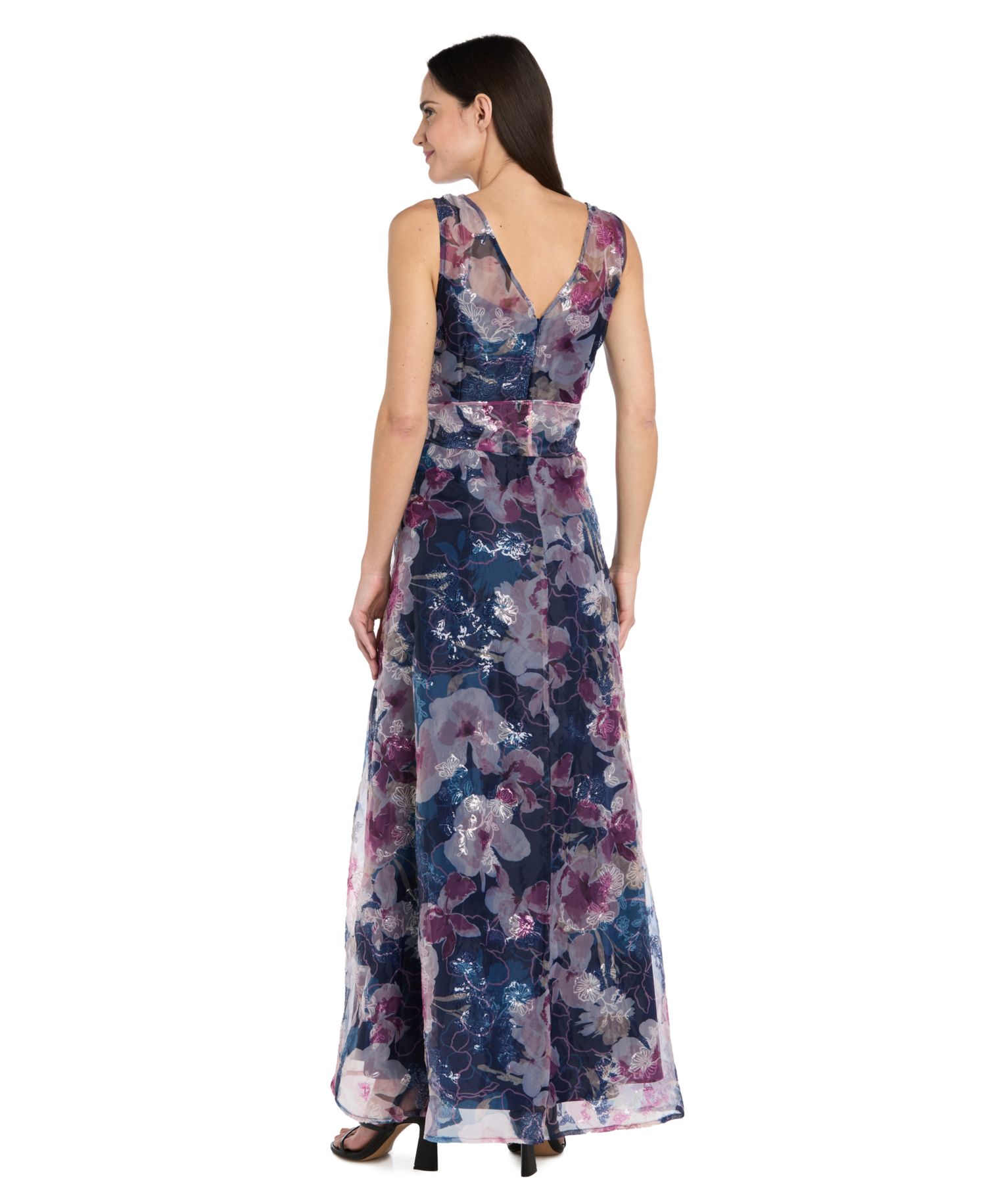 Women’s Sequin-Printed Organza Dress