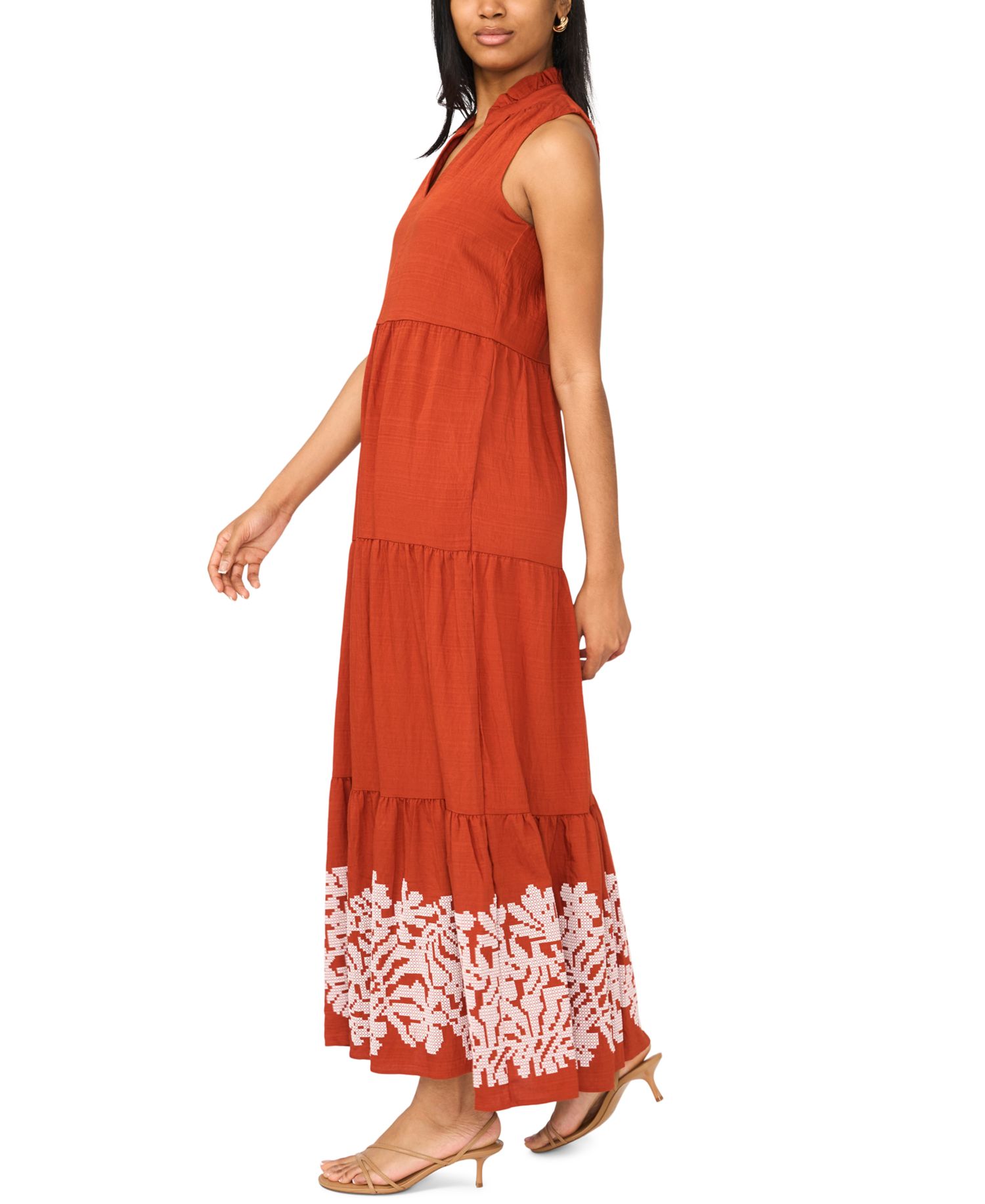 Women's V-Neck Sleeveless Dress