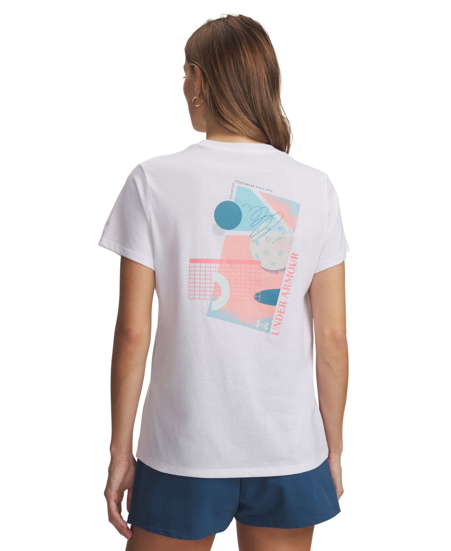 Women's Pickleball Crewneck Short-Sleeve T-Shirt