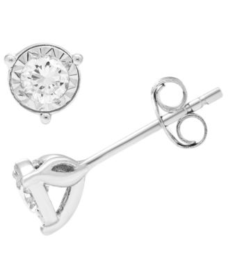 Diamond Stud Earrings (1/4 ct. t.w.) in 10k White Gold