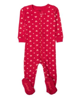 Baby Girls One-Piece Cotton Sleep And Play Footed Pajamas - Cute and Playful Prints