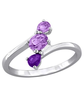 Amethyst (5/8 ct. t.w.) Ring in Sterling Silver (Also Available in Rhodolite)