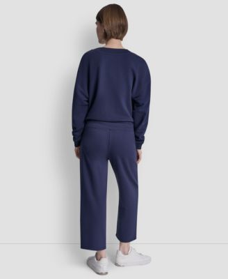 Women's Metallic Bubble Logo Crop Pants