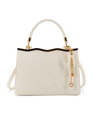 Amara Embossed Small Top Handle Crossbody Handbag