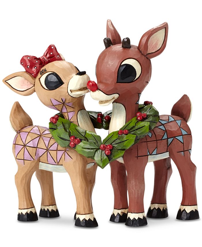 Jim Shore Rudolph and Clarice Collectible Figurine - Macy's