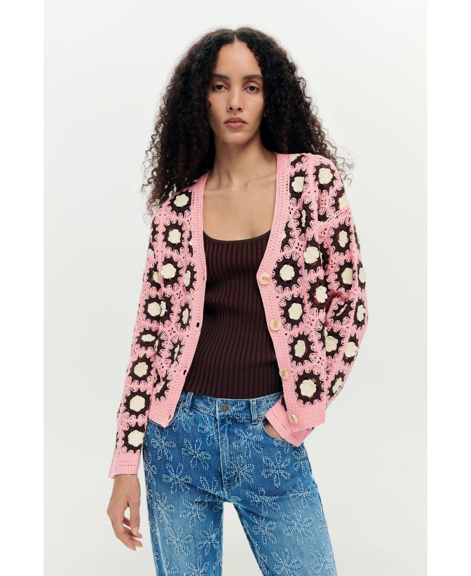 Women's crochet cardigan