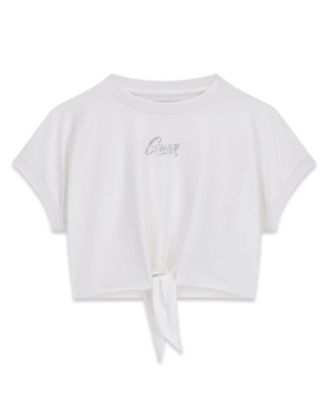 Girls 7-16 Short-Sleeve Knot Top
