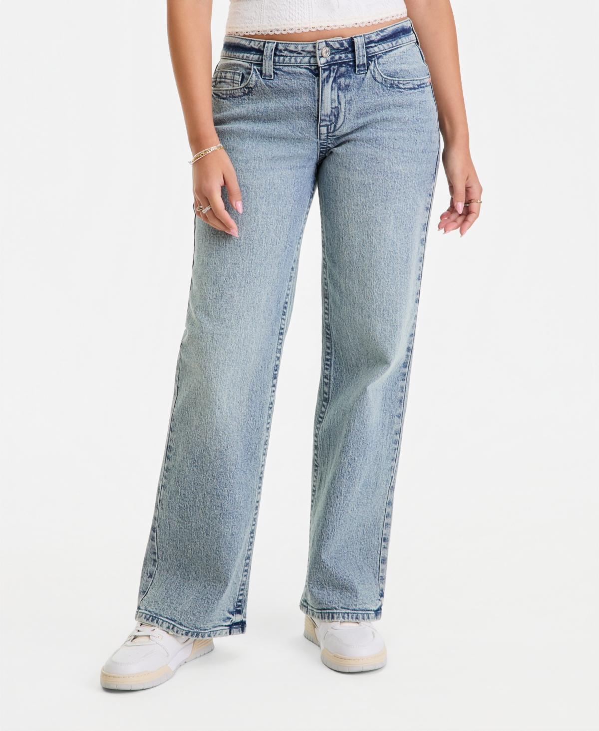 Celebrity Pink Juniors' Low-Rise Baggy Jeans