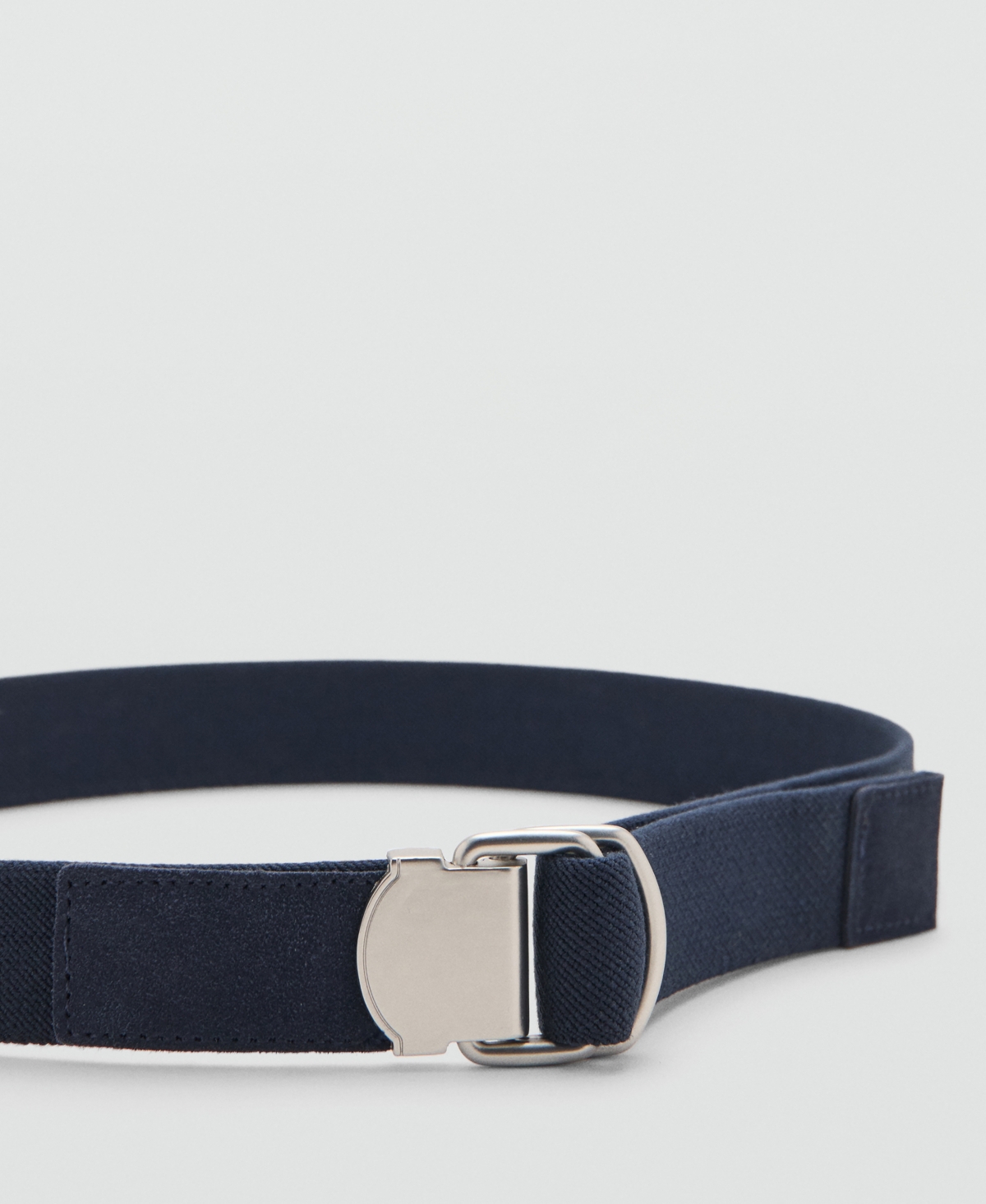 Mango Men's Leather Mixed Belt