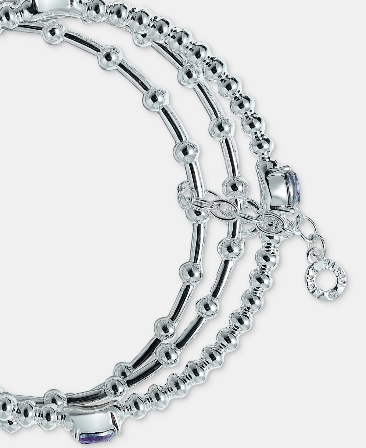 Anne Klein Cross Charm Stretch Bracelets, 3-Piece Set