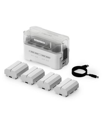 4-Channel Portable Charging Station with 4x NP-FZ100 Battery