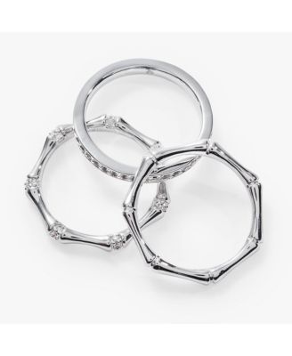 Bamboo Trio Ring Set