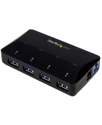 4-Port USB 3.0 Hub plus Dedicated Charging Port