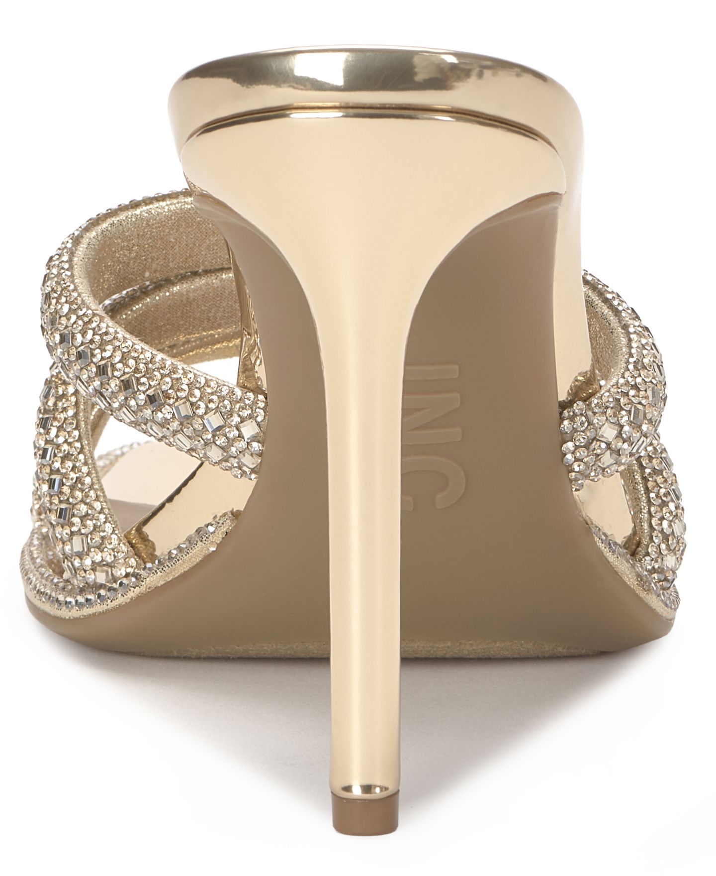 Женские сандалии I.N.C. International Concepts Tansie Bling Stiletto Heel, цвет: Золотой — фото 4