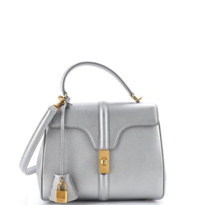Small 16 Top Handle Bag Grained Calfskin