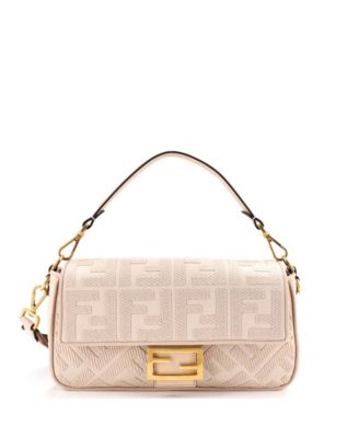 Medium Baguette NM Bag Zucca Embroidered Canvas