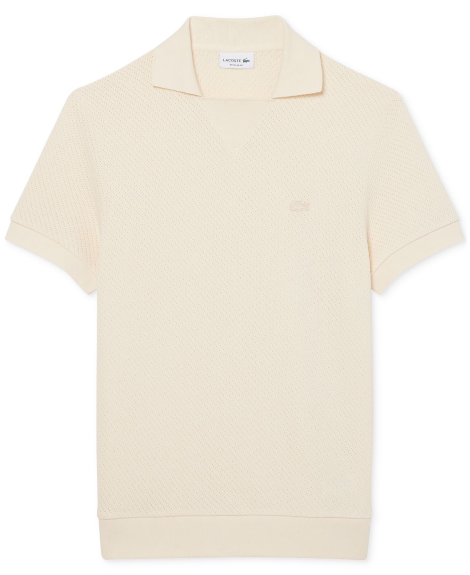 Men's Regular-Fit Lacy Cotton Polo Shirt