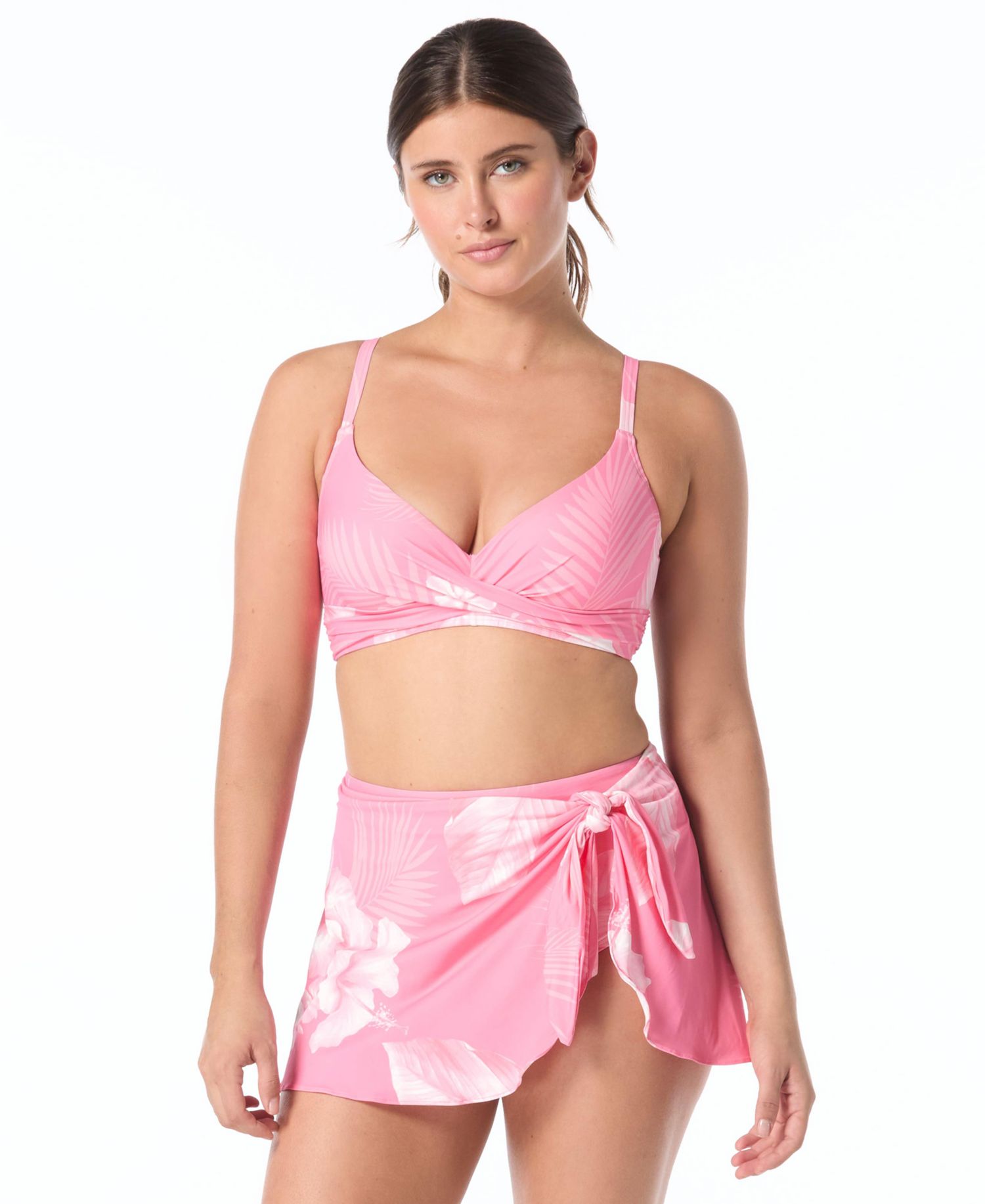 Women's Contours Diamond Wrap Bra and Sarong Bottoms