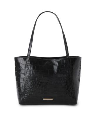 Mona Alba Large Leather Tote Handbag