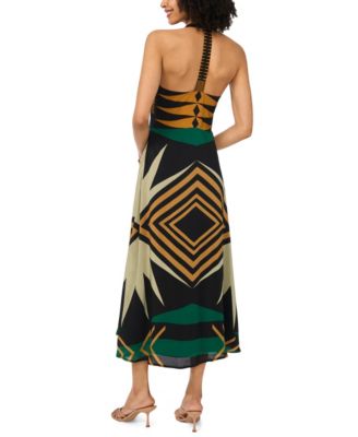 asymmetrical striped dress The Form Racerback Dress