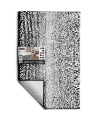 Ultra Soft Non-Slip Chenille Bath Rug - Quick Dry, Machine Washable - Large 26"x44"