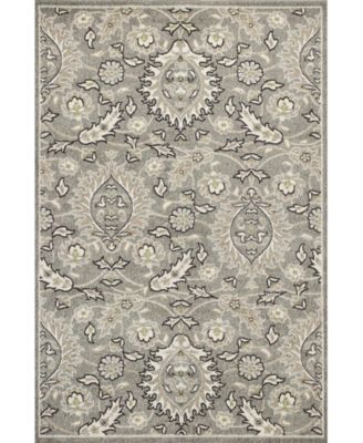 Kas - Lucia Artisan 2750 Grey 5'3" x 7'7" Indoor/Outdoor Area Rug