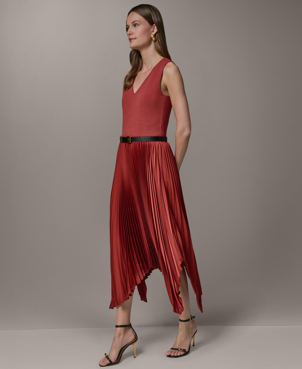 Donna Karan New York Women's V-Neck Dress