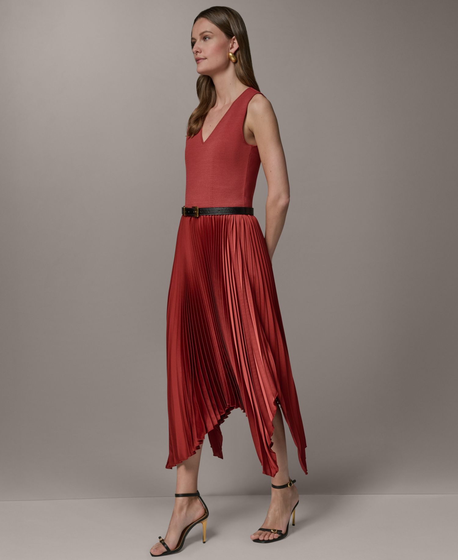 Petite V-Neck Dress
