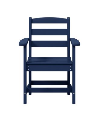 Outdoor HDPE Patio Classic Dining Arm Chair