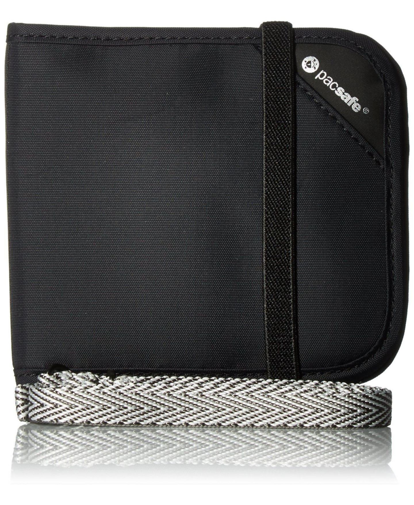 Кошелёк Pacsafe Rfidsafe V100 Anti Theft Bi-Fold, цвет: Чёрный — фото 1