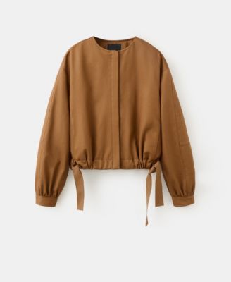 Women's Elastic Bands Lyocell Jacket