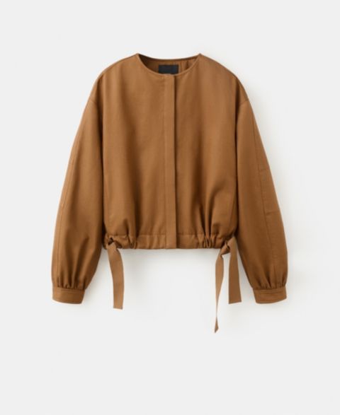 Женские куртки MANGO Elastic Bands Lyocell Jacket