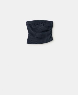 Women's Asymmetrical Strapless Top