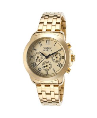 Women's 21654 Specialty Quartz Chronograph Gold Dial Watch