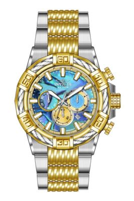 Men's 49898 Bolt Quartz VD53 Abalone Dial Watch