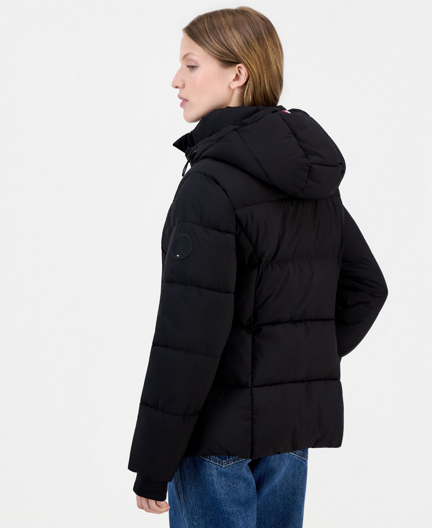 Women's Short Hooded Puffer Jacket, Created for Macy's